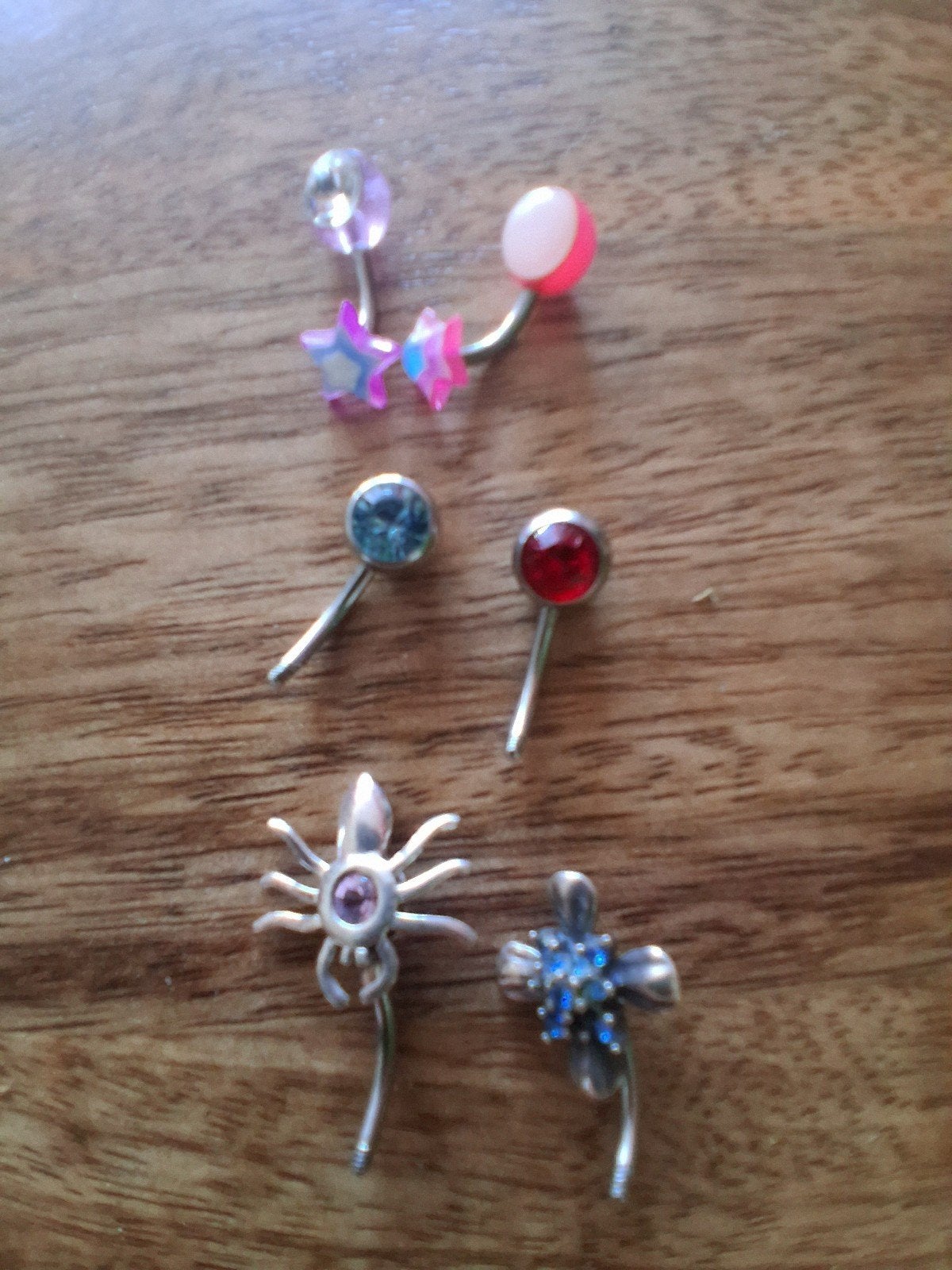 6 x navelpiercing, Ophalen of Verzenden, Staal