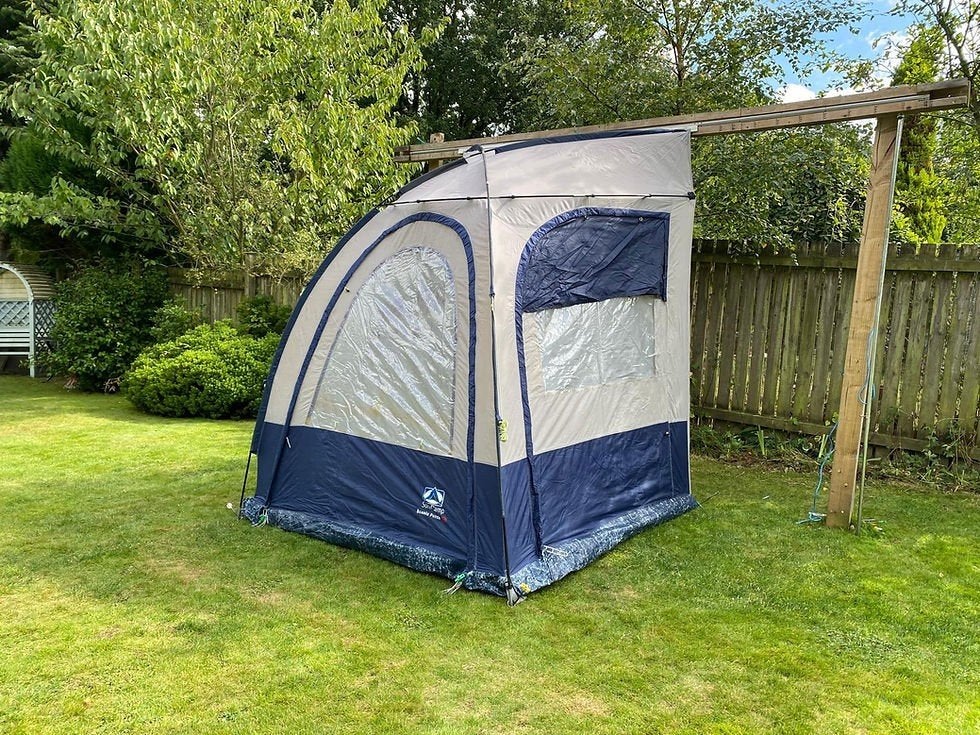 StarCamp Fun Plus voortent/luifel, Ophalen of Verzenden, Zo goed als nieuw, Tot en met 2