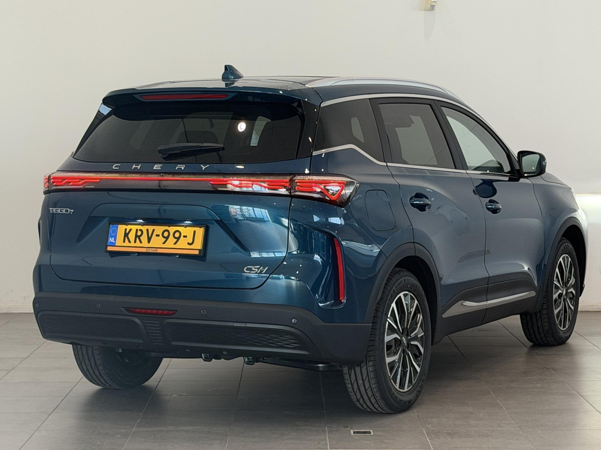 Chery Tiggo 7 1.5TGDI PHEV Unique | DEMO |, Auto's, Met garantie (alle), Blauw, Bedrijf, Hybride Elektrisch/Benzine