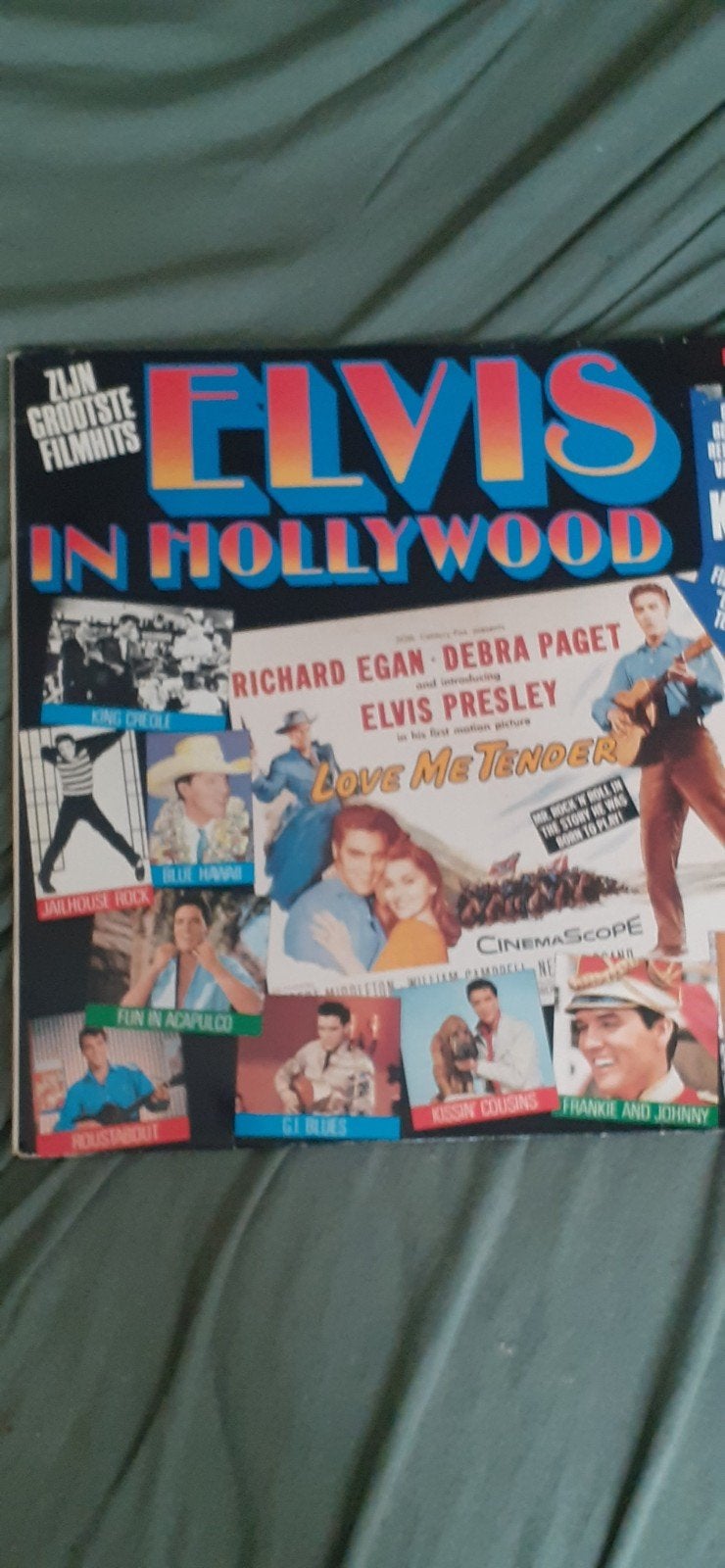 Elvis Presley  langspeel plaat en schilderij, Ophalen, Gebruikt