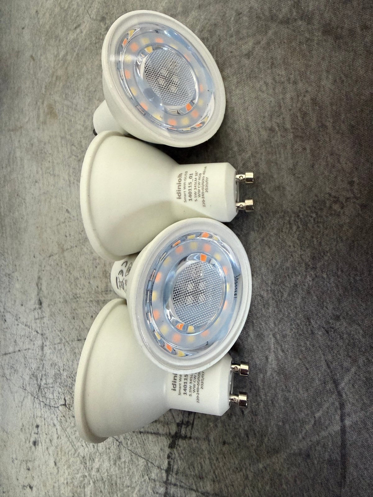 Idinio GU10 Smart WiFi RGB LED Lampen - 4 Stuks, Meerkleurig, GU10, Ophalen of Verzenden, Zo goed als nieuw