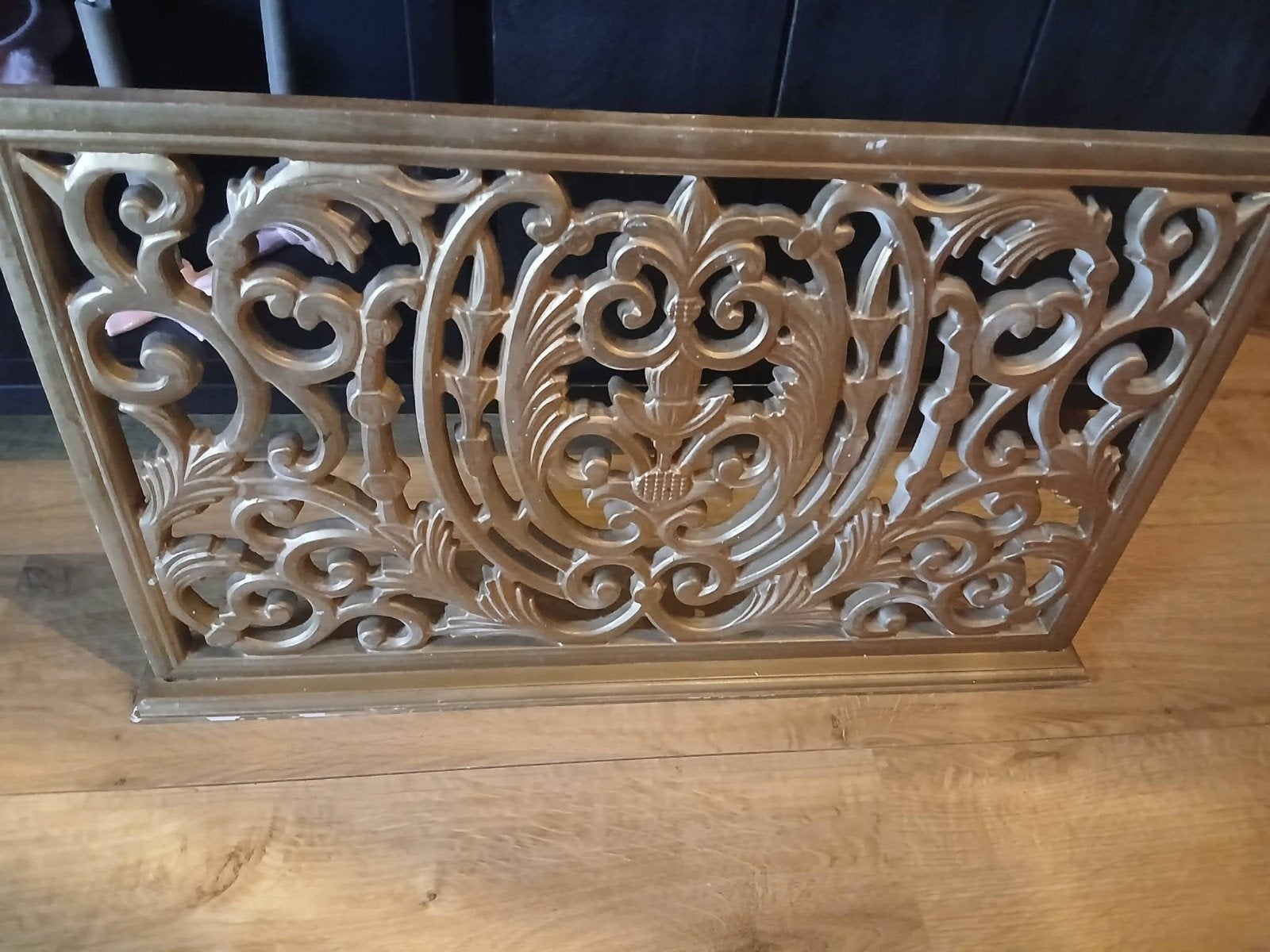 Decoratief Raamscherm Goudkleurig, Ophalen of Verzenden, Gebruikt