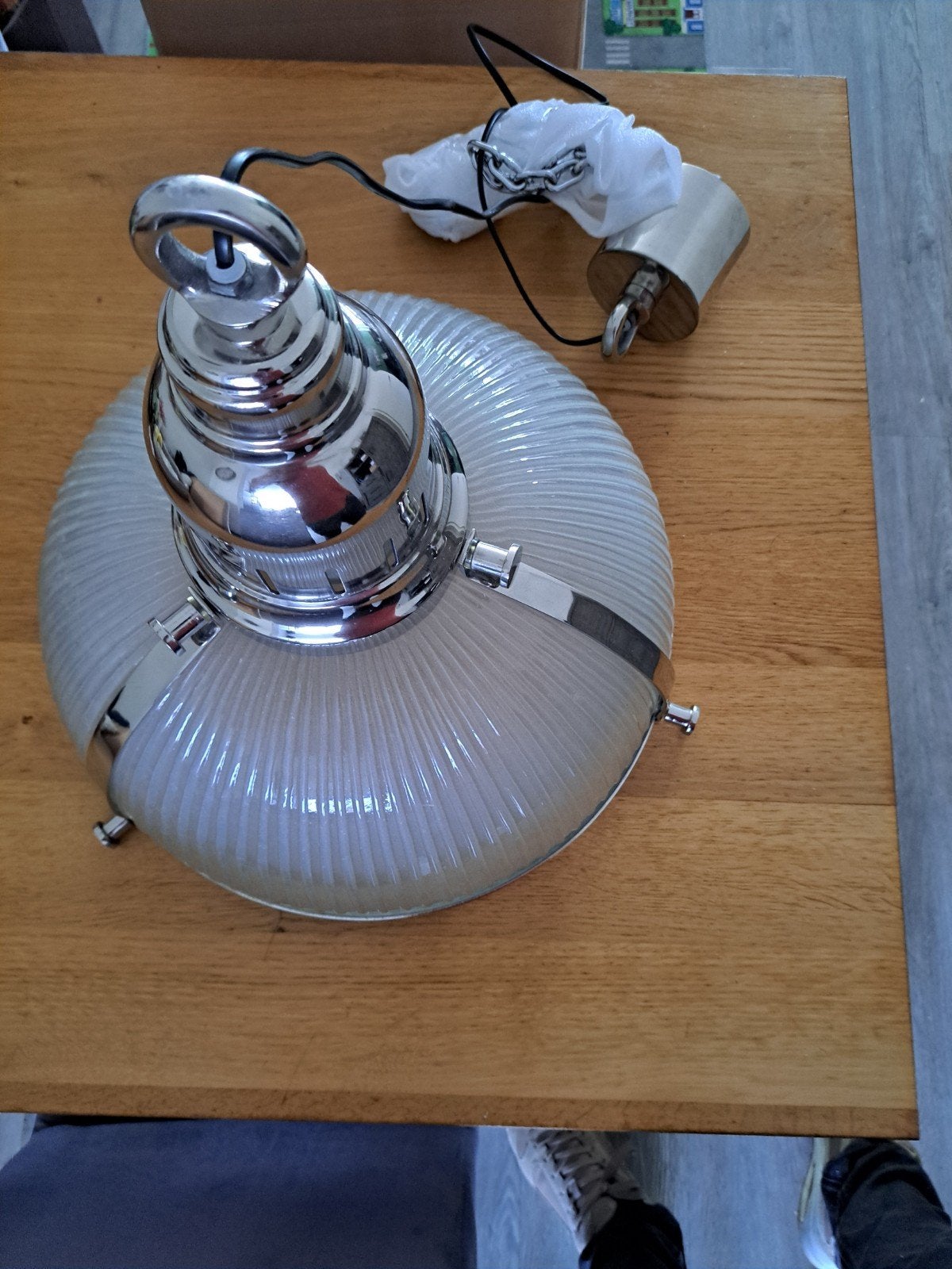 Rofra Home Hanglamp Aluminium met Glas, Ophalen, Klassiek, Nieuw, E27 (groot)