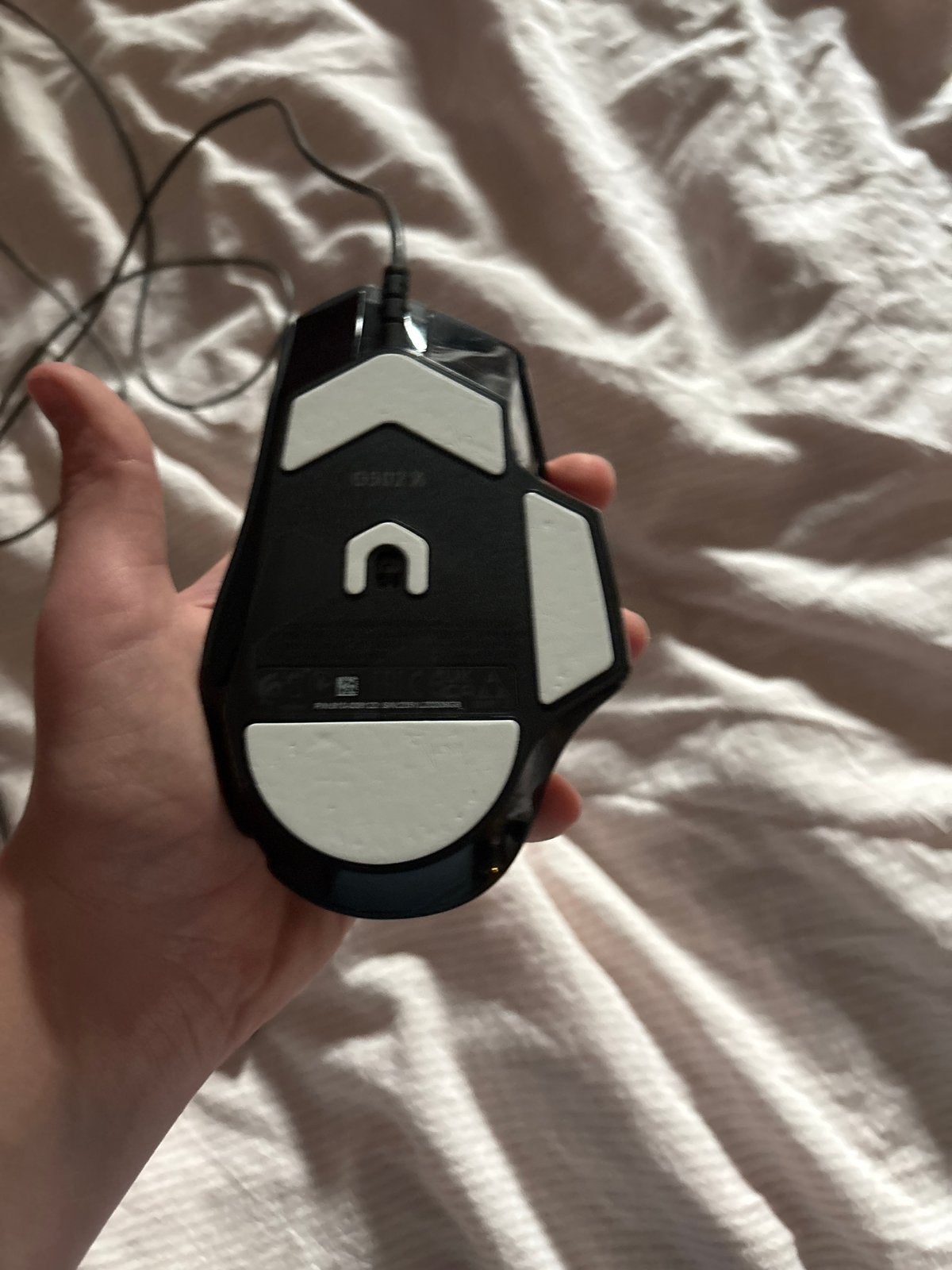 Logitech G502 X Bedrade Gaming Muis - Zo goed als nieuw, Rechtshandig, Muis, Ergonomisch, Ophalen of Verzenden