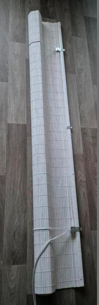 Z.g.a.n bamboe rolgordijn Fenstr 150×180, Huis en Inrichting, Stoffering | Gordijnen en Lamellen, Ophalen, Wit, 150 tot 200 cm
