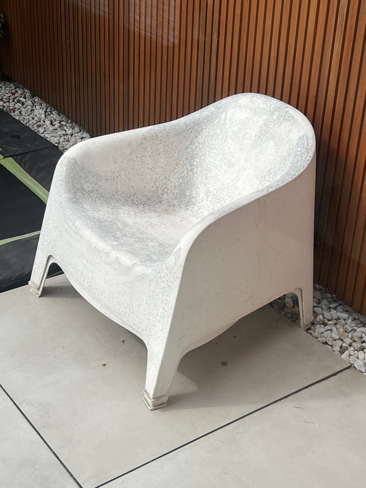2x SKARPÖ Fauteuil, Ophalen, Gebruikt, Kunststof, Stapelbaar