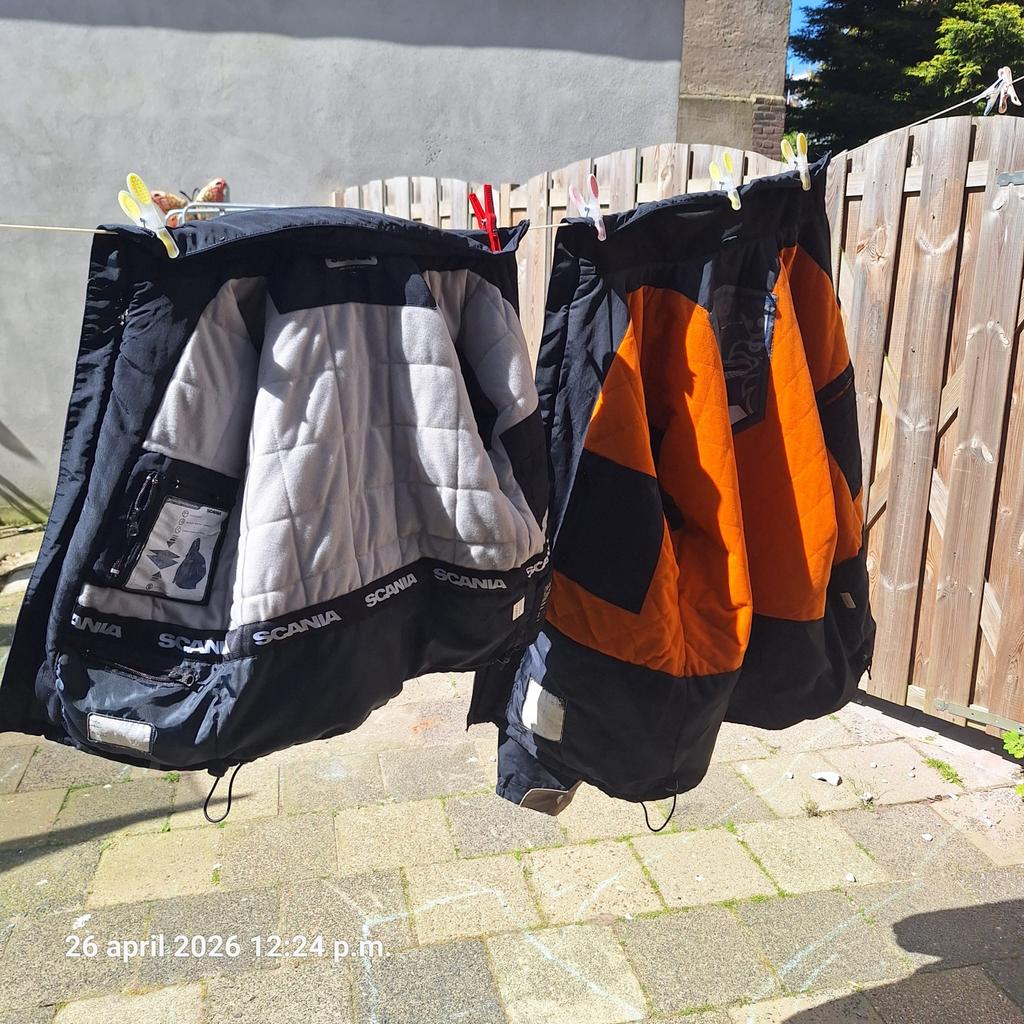 Scania werkjas xl  en junior jas 116, Kleding | Heren, Ophalen of Verzenden, Gedragen, Overige maten, Blauw