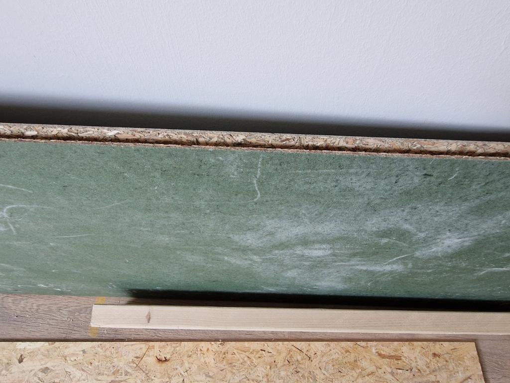 Spaanplaat 18mm mes en groef 244x61cm, Doe-het-zelf en Verbouw, Hout en Planken, Ophalen