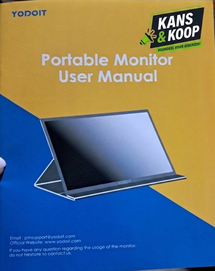 Nieuw in doos: Yodoit Draagbare Monitor (Portable Monitor), Ophalen of Verzenden, Gebruikt