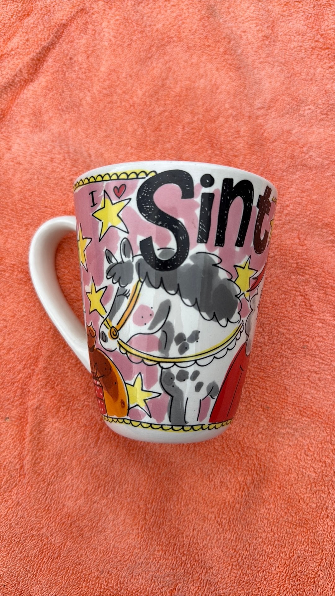 Blond Amsterdam Sint Sinterklaas mok, Ophalen, Nieuw, Aardewerk, Kop(pen) en/of Schotel(s)