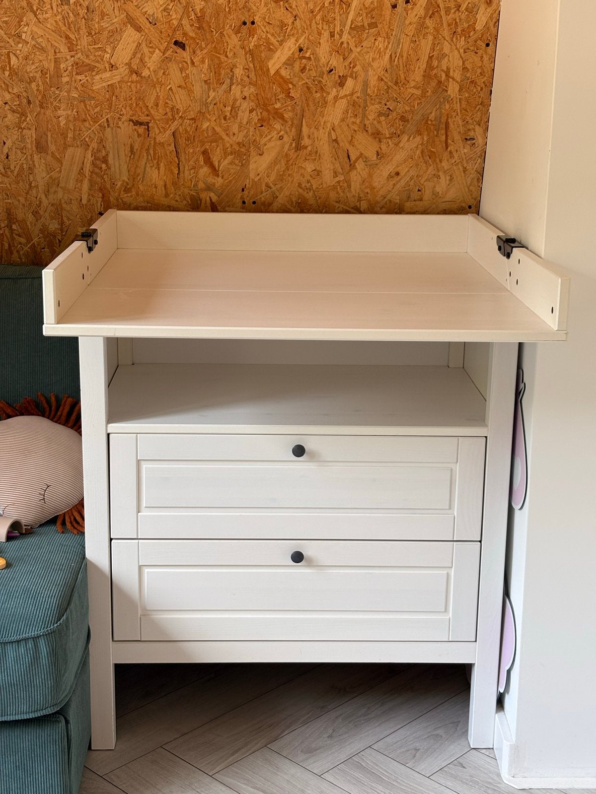 SUNDVIK Commode/ladekast, wit, 78x79x99 cm, Kinderen en Baby's, Kinderkamer | Commodes en Kasten, Ophalen, 70 cm of meer, Zo goed als nieuw