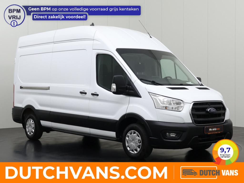 Ford Transit 2.0TDCi 130PK L3H3 | Multimedia | Airco | Cruis, Auto's, Stof, Gebruikt, Wit, Multifunctioneel stuurwiel