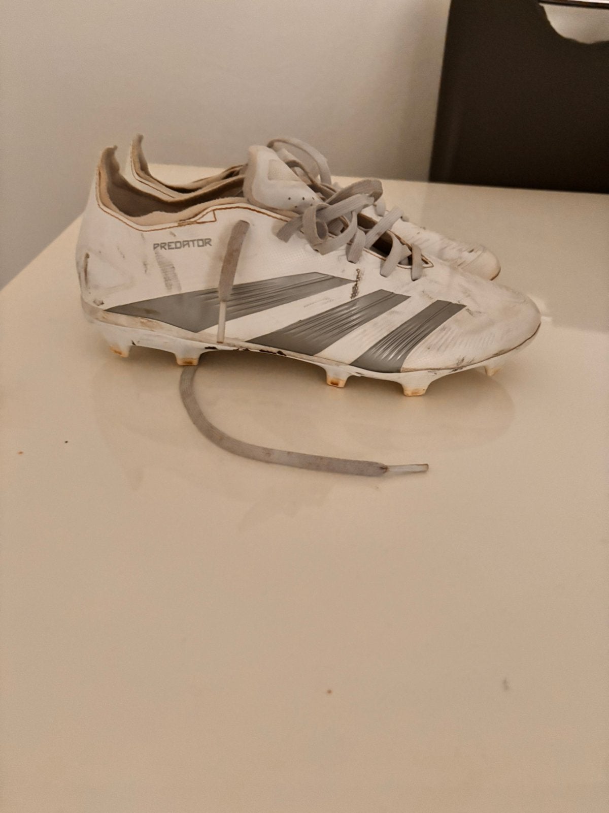 Adidas predator wit, Kleding | Heren, Ophalen of Verzenden, Zo goed als nieuw, Wit