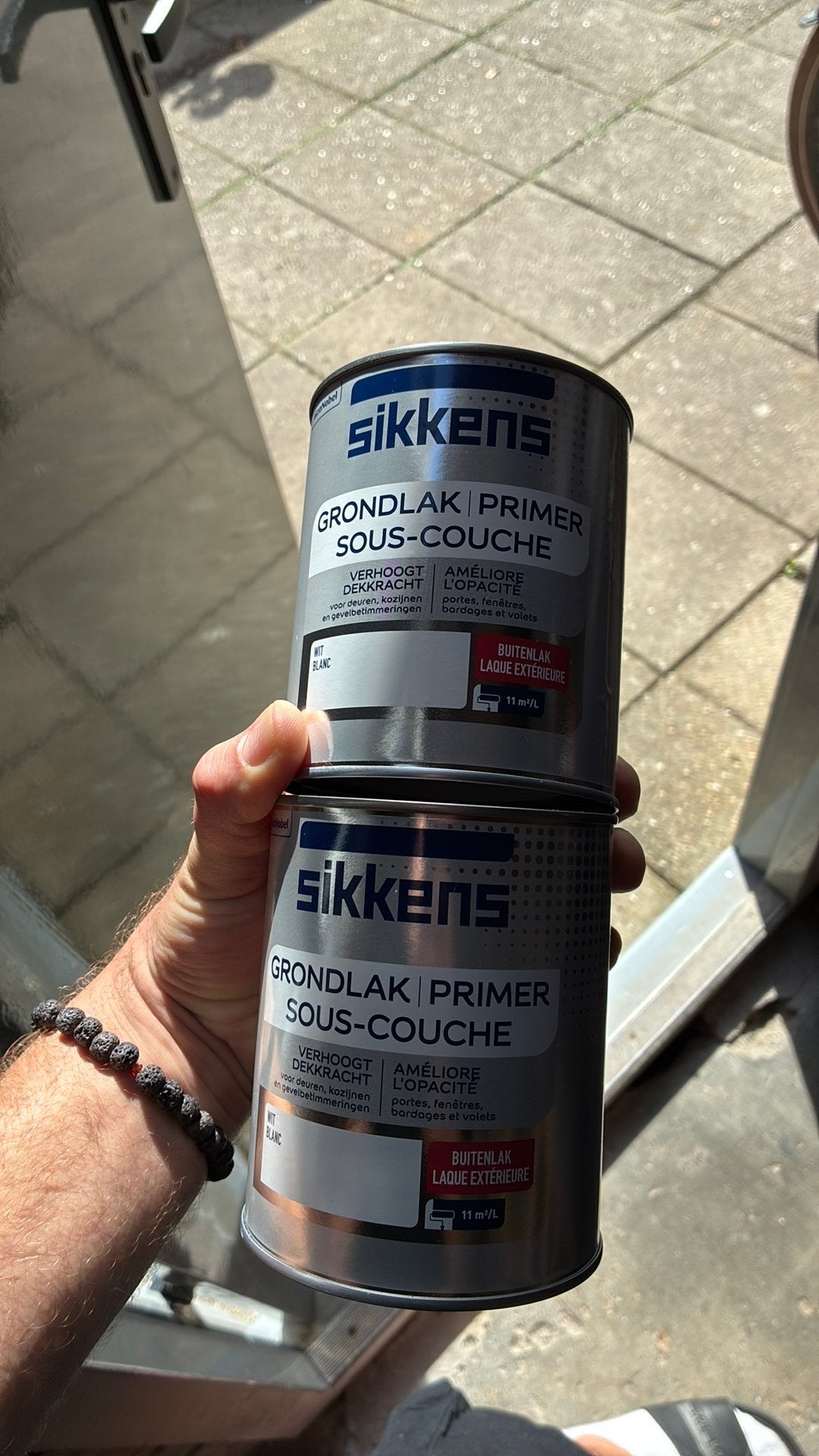 Grondlak sikkens, Ophalen, Zo goed als nieuw, Wit