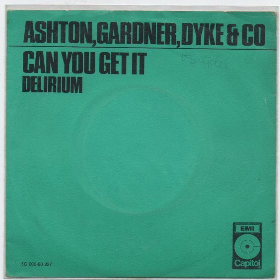 Ashton, Gardner, Dyke & Co- Can You Get It, 7 inch, Ophalen of Verzenden, Zo goed als nieuw, Pop