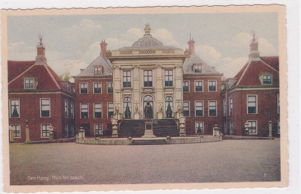 18706 Den Haag Huis ten bosch Trinks en co G M B H Leipzig, Verzenden, 1920 tot 1940, Ongelopen, Zuid-Holland