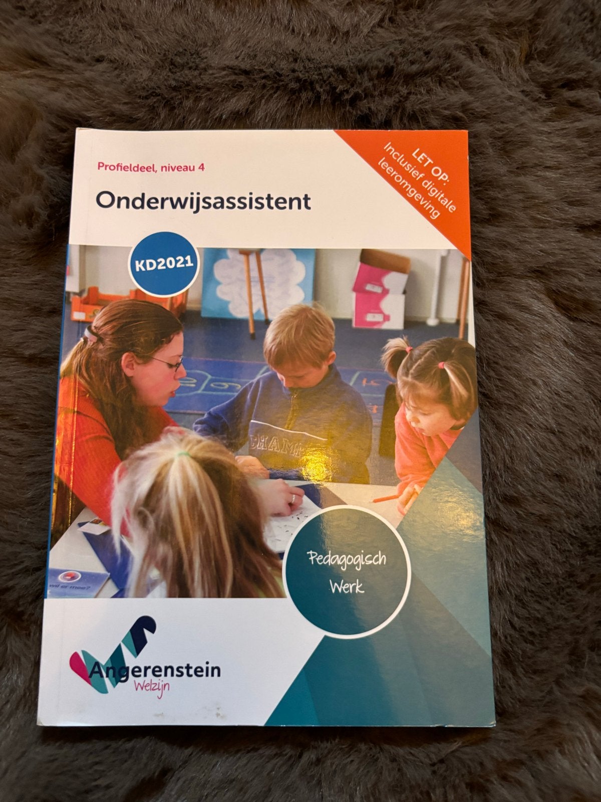 Onderwijsassistent Pedagogisch Werk KD2021 - Angerenstein, Boeken, Ophalen of Verzenden, Zo goed als nieuw, Overige niveaus, Overige vakken
