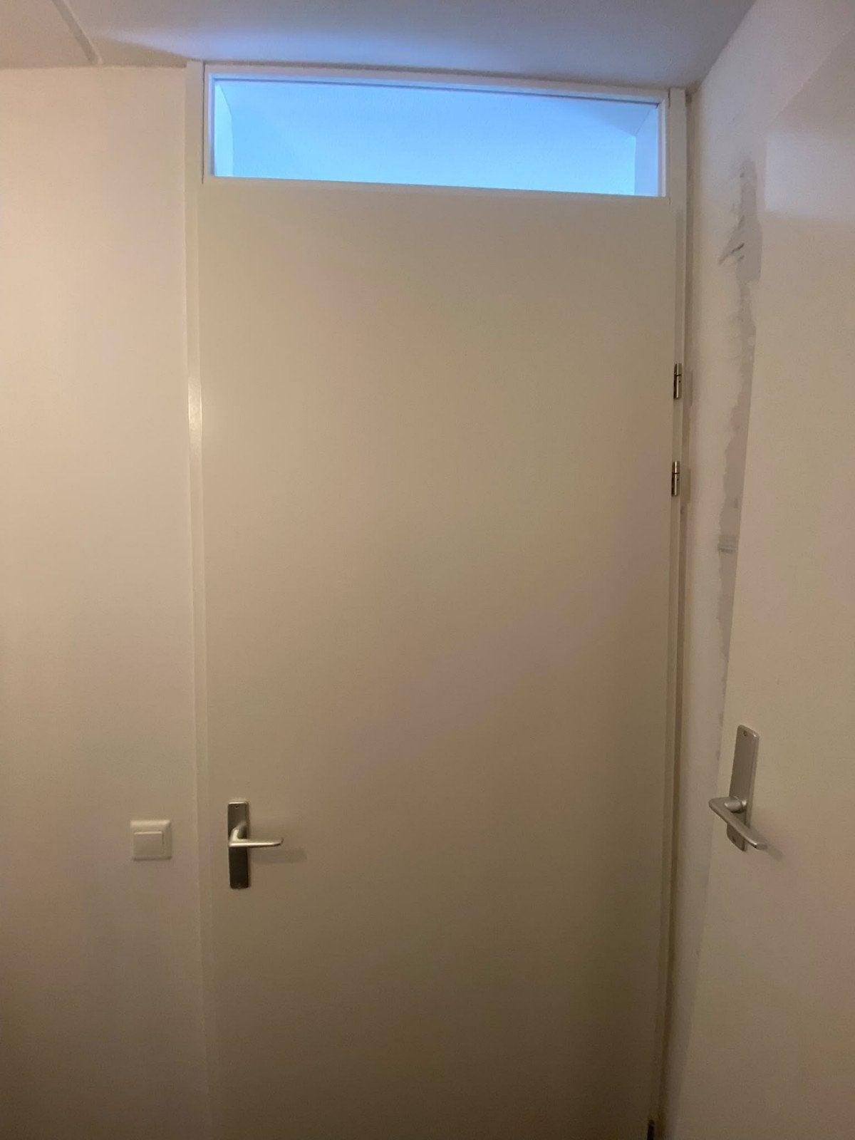 Binnendeur met bovenlicht, wit, 80 tot 100 cm, 215 cm of meer, Binnendeur, Nieuw