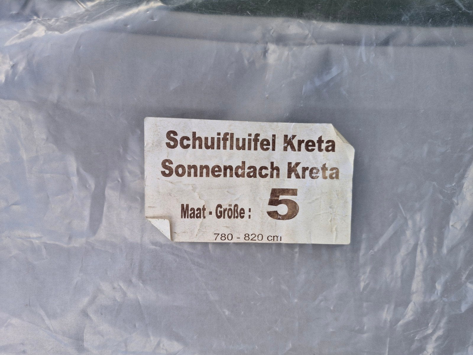 schuifluifel Kreta 5, Ophalen of Verzenden, Zo goed als nieuw