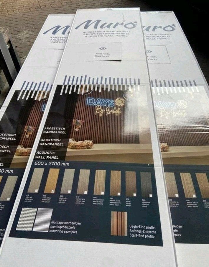 Muro eiken akoestische panelen, Ophalen, Nieuw
