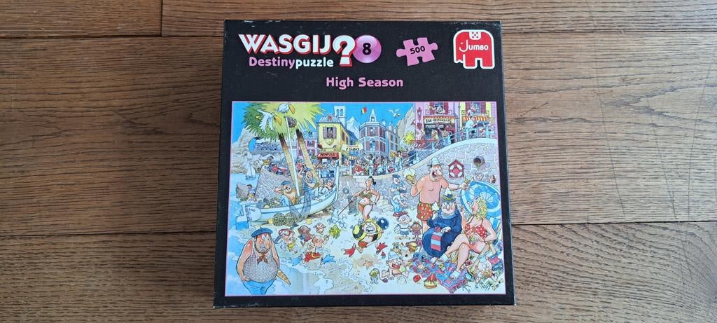 Wasgij High Season 500 stukjes, Hobby en Vrije tijd, Denksport en Puzzels, Ophalen of Verzenden, 500 t/m 1500 stukjes, Zo goed als nieuw