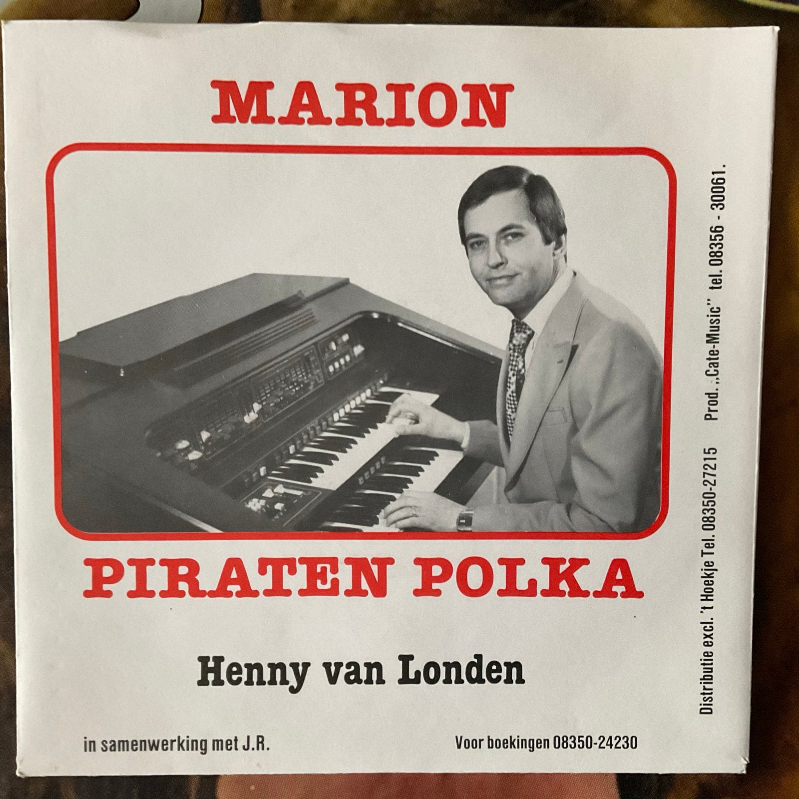 Henny van Londen - Piraten Polka / Marion (Vinyl Single), Gebruikt, 7 inch, Ophalen of Verzenden, EP