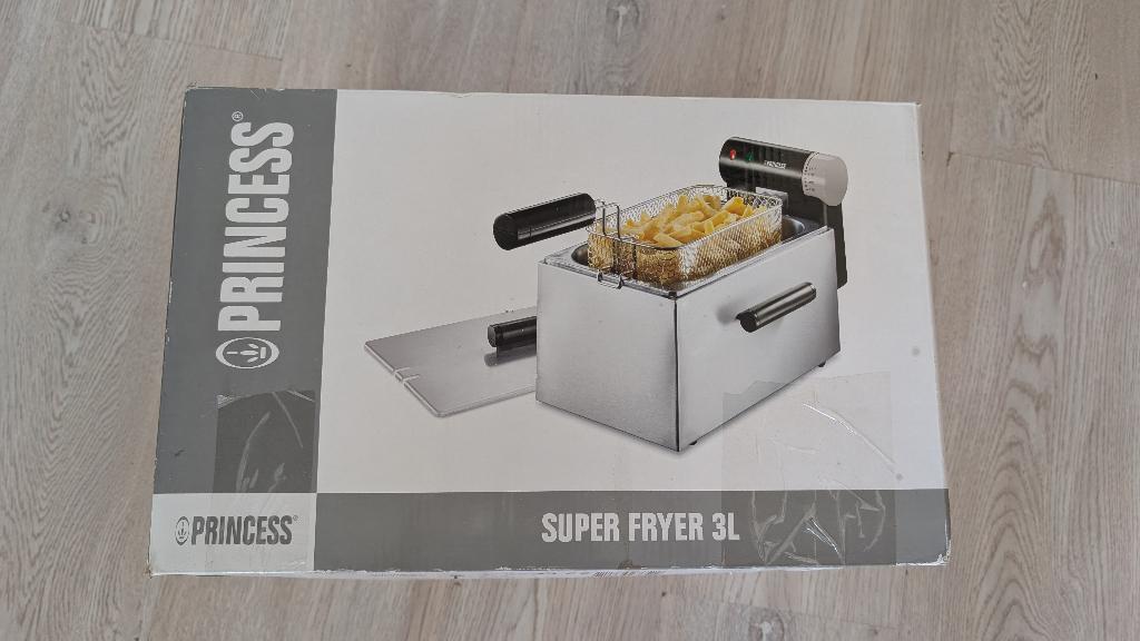 Princess Superfryer 3L, Witgoed en Apparatuur, Frituurpannen, Nieuw, 3 tot 4 liter, Uitneembare binnenpan, Ophalen of Verzenden
