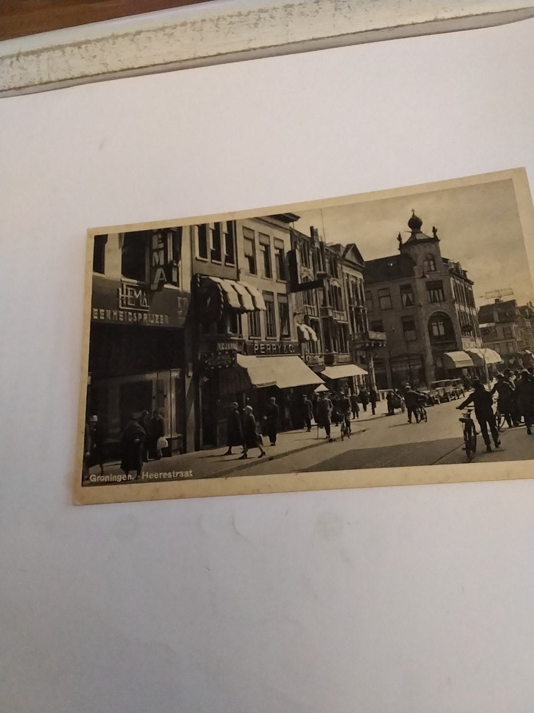 Oude Ansichtkaart Groningen Heerestraat - Ongelopen, Verzamelen, Ansichtkaarten | Nederland, Ongelopen, Groningen, Voor 1920, Ophalen of Verzenden