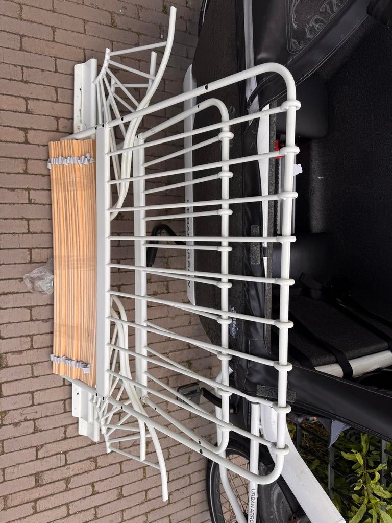 GRATIS Ikea kinderbed 80*200, Huis en Inrichting, Ophalen, Gebruikt, Eenpersoons, Wit