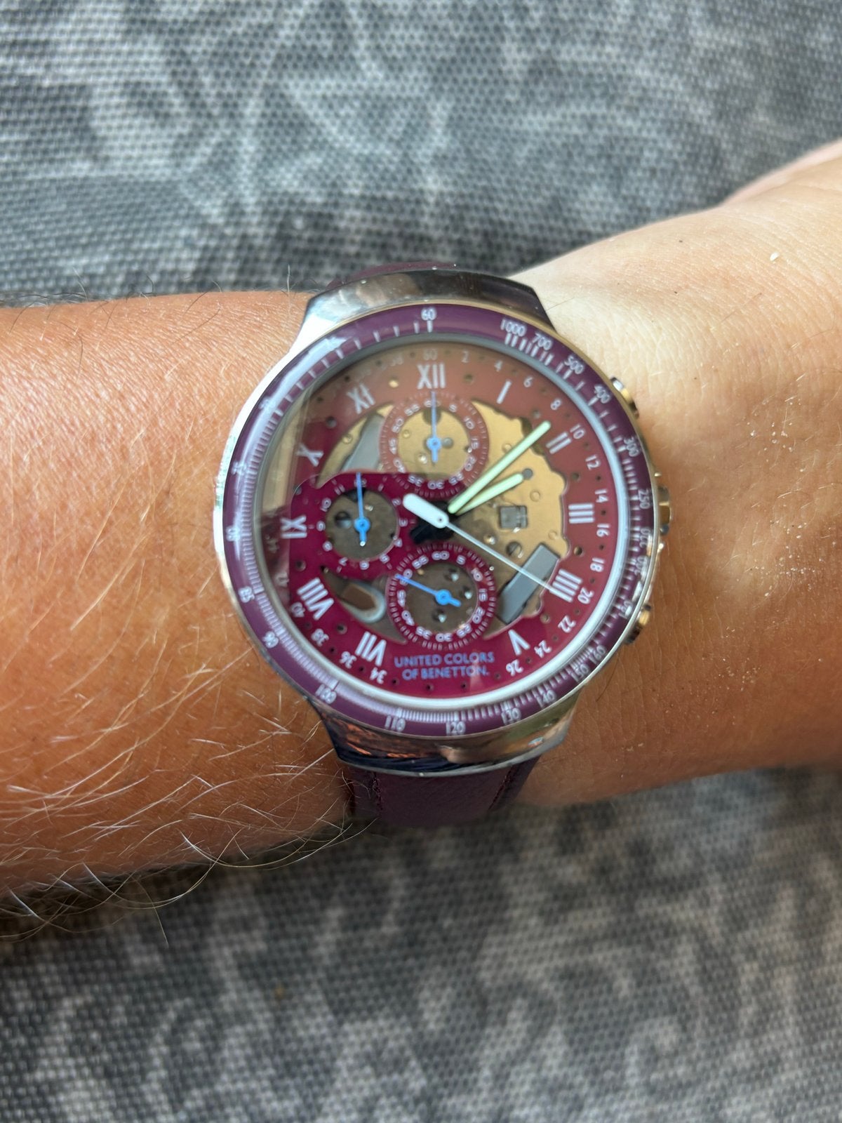 United Colors of Benetton Horloge (samenwerking met Bulova), Overige merken, Staal, Polshorloge, Ophalen of Verzenden