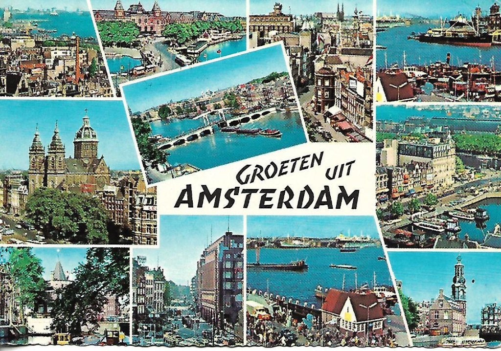 Amsterdam- -11-luik., Verzenden, 1960 tot 1980, Gelopen, Noord-Holland
