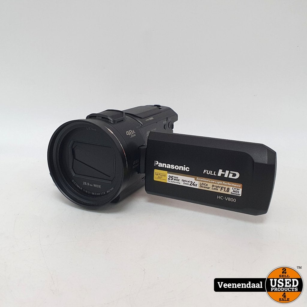 Panasonic HC-V800 Camcorder in Zeer Nette Staat, Panasonic, Gebruikt, Support@panasonic.com, 1006, Oaza Kadoma, Kadoma-shi
Osaka 571-8501
Japan