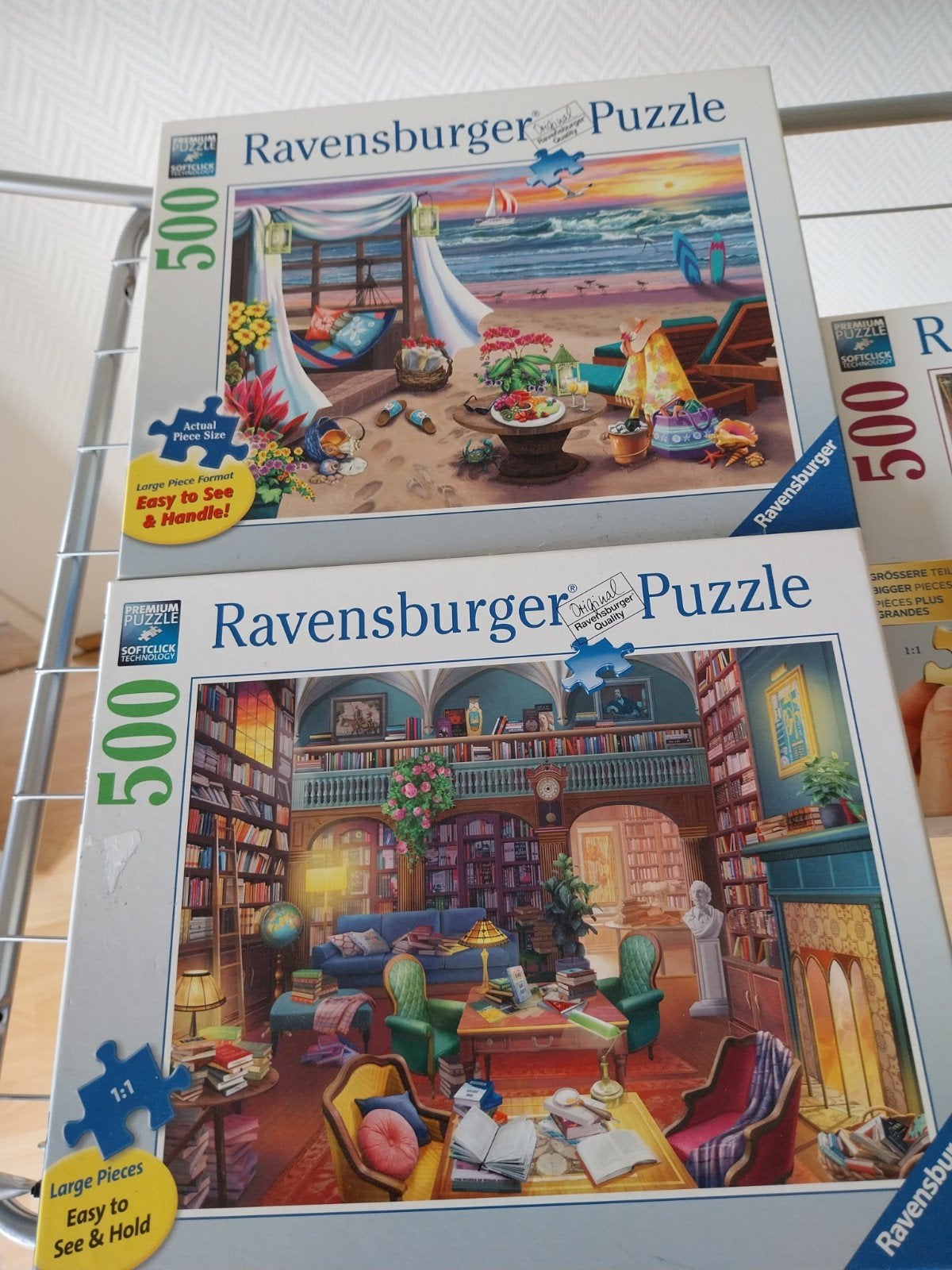 Ravensburger Puzzels grote stukken, Ophalen, 500 t/m 1500 stukjes, Gebruikt