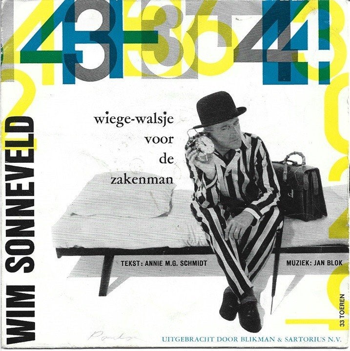 Wim Sonneveld - Wiege-walsje voor de zakenman (Flexi), Gebruikt, Verzenden, 7 inch, Overige typen