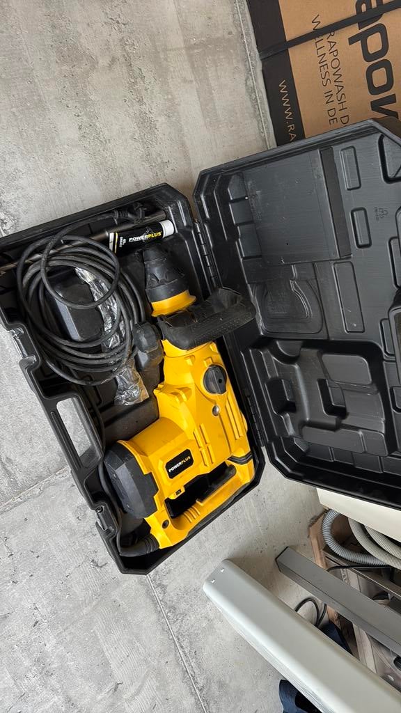 Boorhamer Powerplus POWX1190, Ophalen of Verzenden, Zo goed als nieuw, Boor- en/of Breekhamer