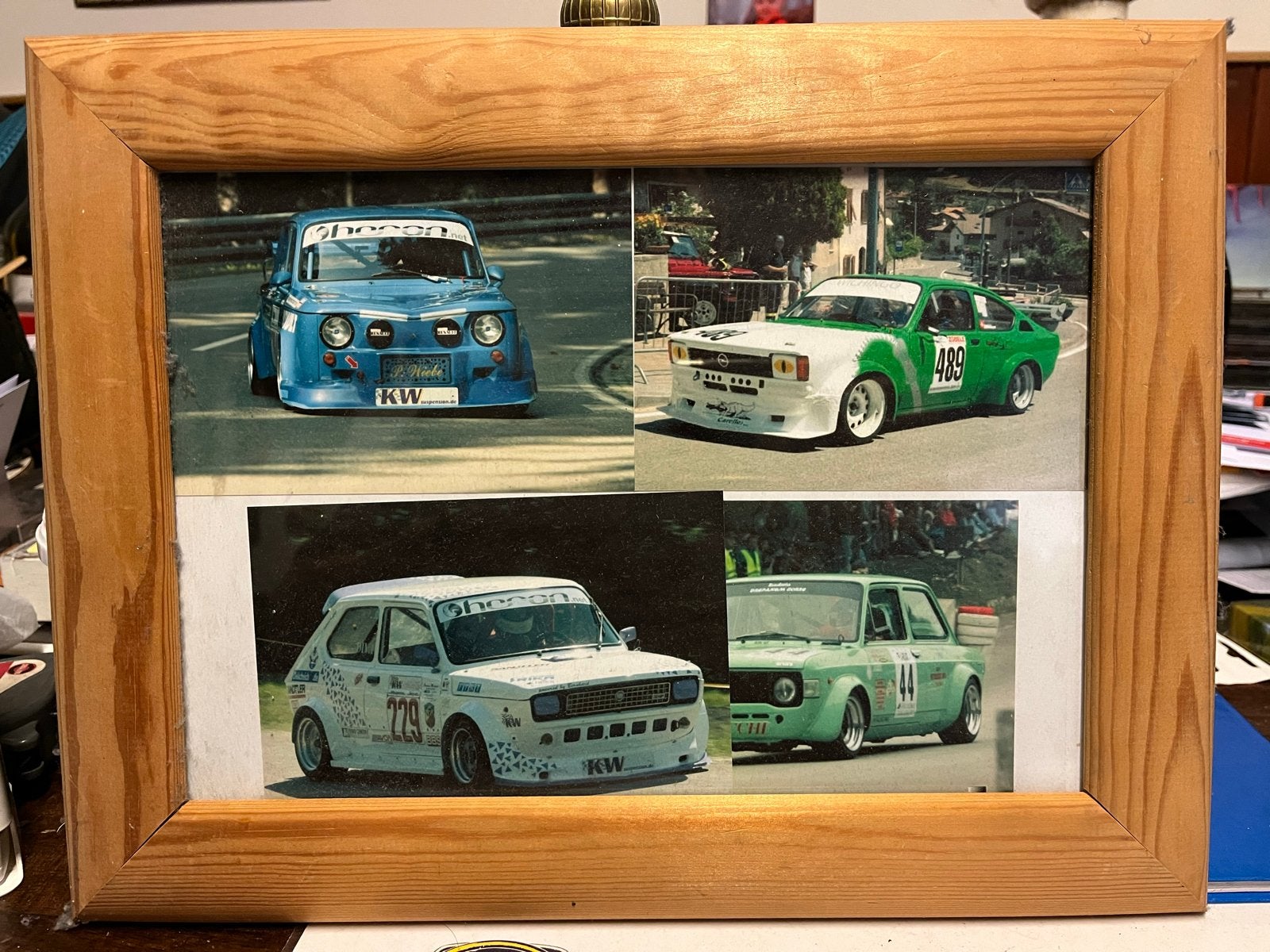 Ingelijste raceauto foto's en prints, Ophalen of Verzenden