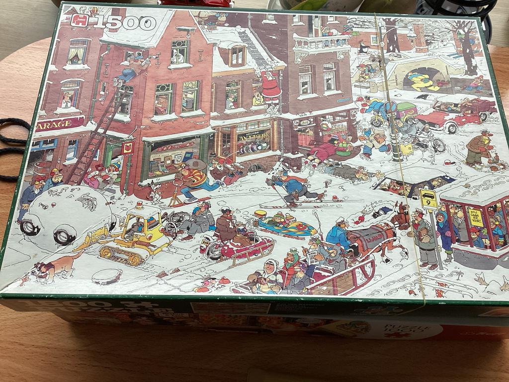 Jumbo puzzel 1500 stukjes, Kinderen en Baby's, Speelgoed | Kinderpuzzels, Gebruikt, 6 jaar of ouder, Meer dan 50 stukjes, Ophalen of Verzenden