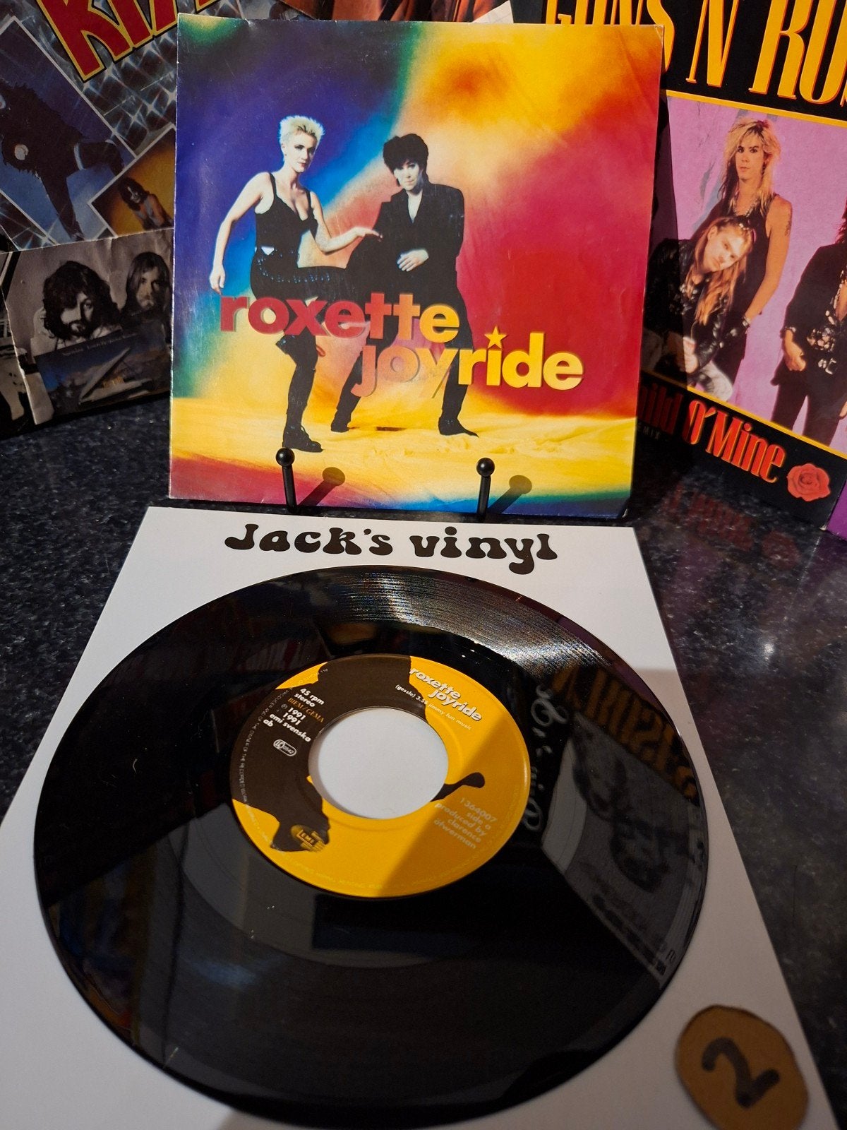 Roxette - Joyride 7 inch vinyl single 1991/2, Originele persing, 7 inch, Ophalen of Verzenden, Zo goed als nieuw