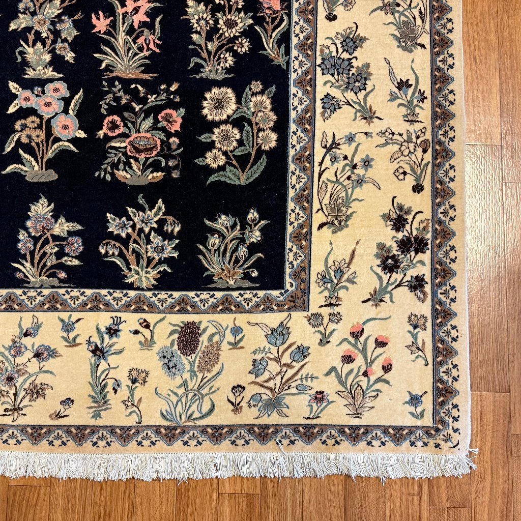 perzisch tapijt nain met zijde – 216 x 204 – Gratis bezorgd, TTM Wonen, Meubels – (Perzische) Tapijten en Woonaccessoires, Taag 63, 2491 CS, Den Haag (Forepark)