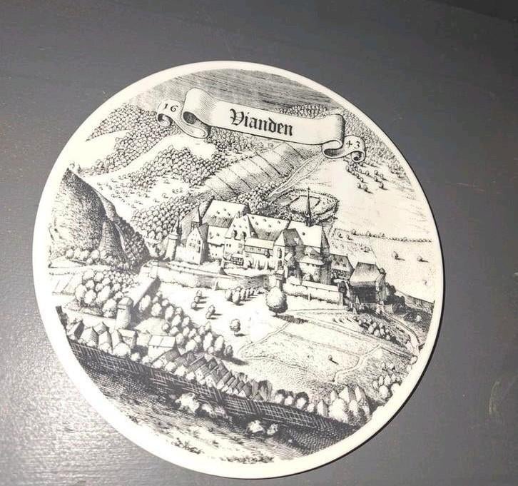 Vintage decoratief Böckling Vianden wandbord., Ophalen of Verzenden