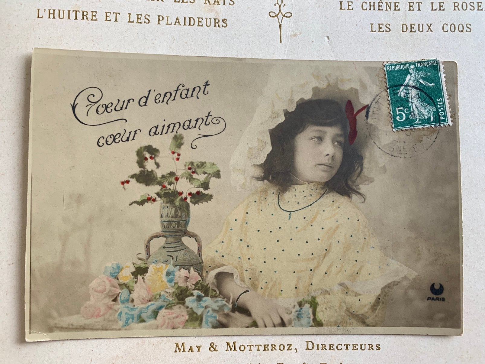 1908 Coeur d’enfant coeur aimant, Ophalen of Verzenden, Voor 1920