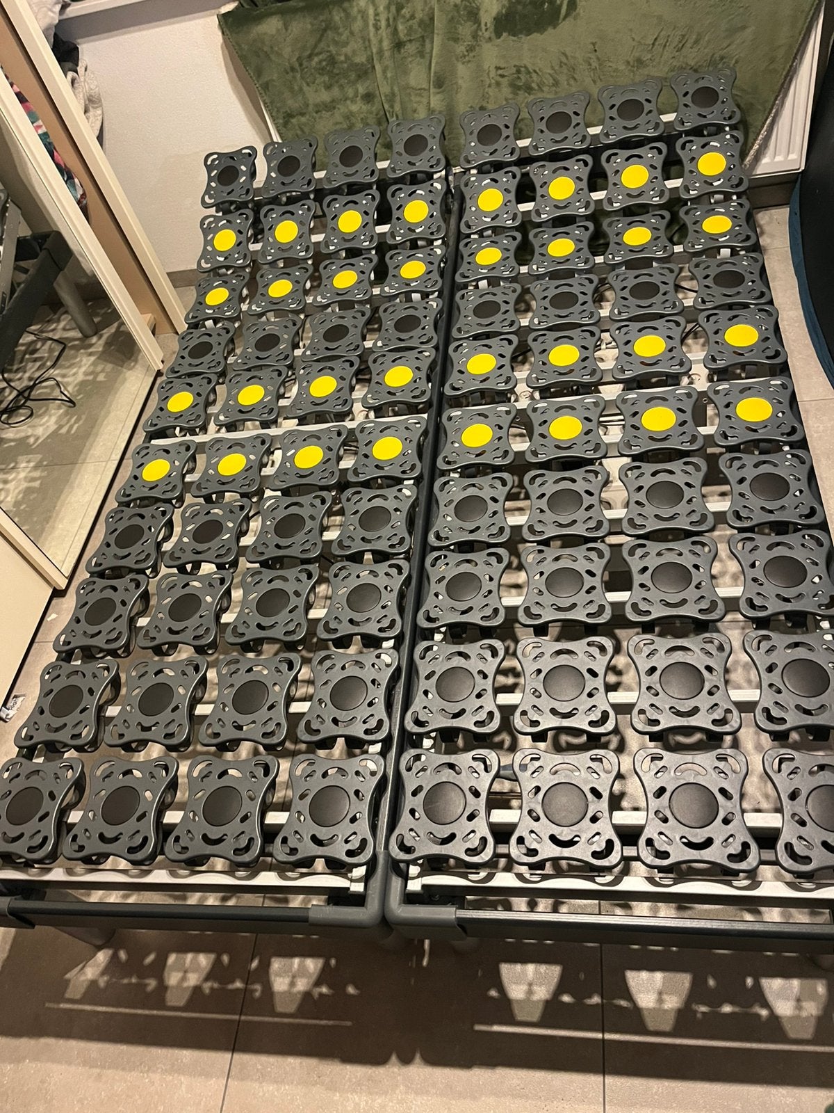 Te koop 2 persoons bed met elec lattenbodem, Ophalen, Gebruikt, Tweepersoons, 140 cm