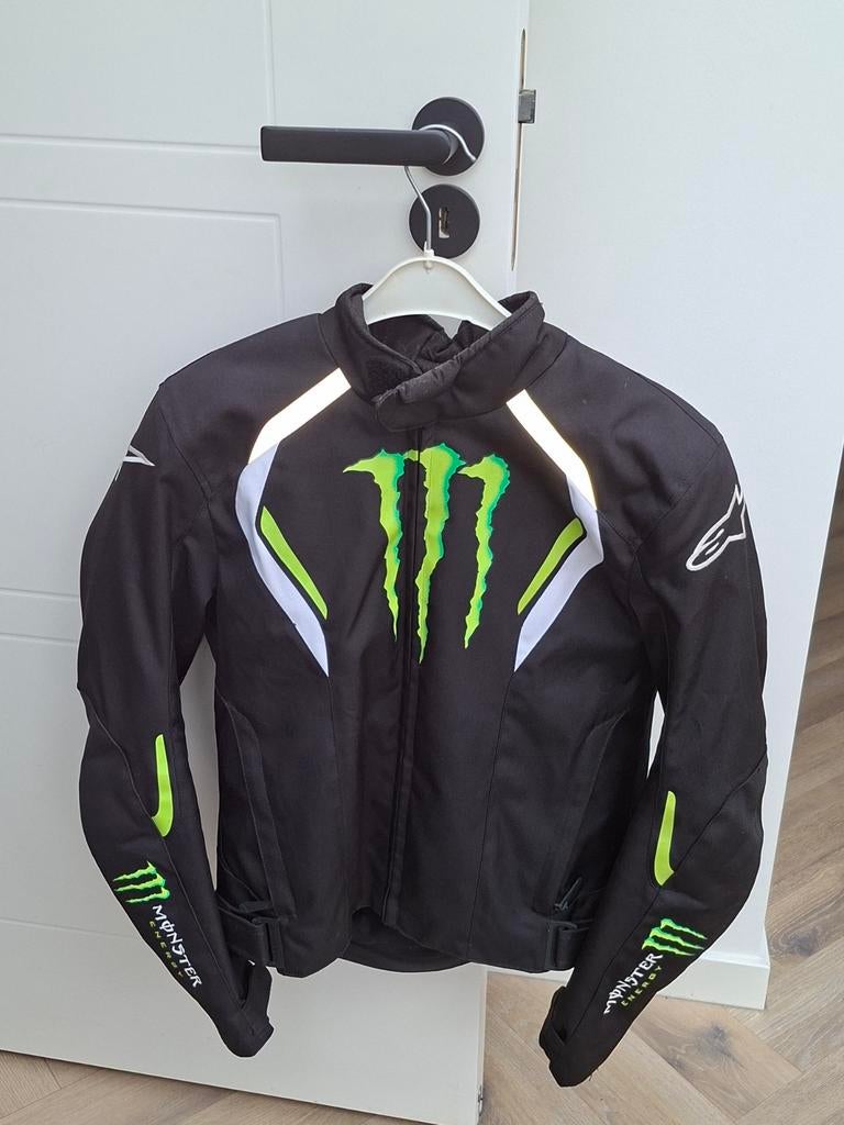 Motorjas Alpine Monster maat S, Motoren, Kleding | Motorkleding, Ophalen of Verzenden, Tweedehands, Jas | textiel