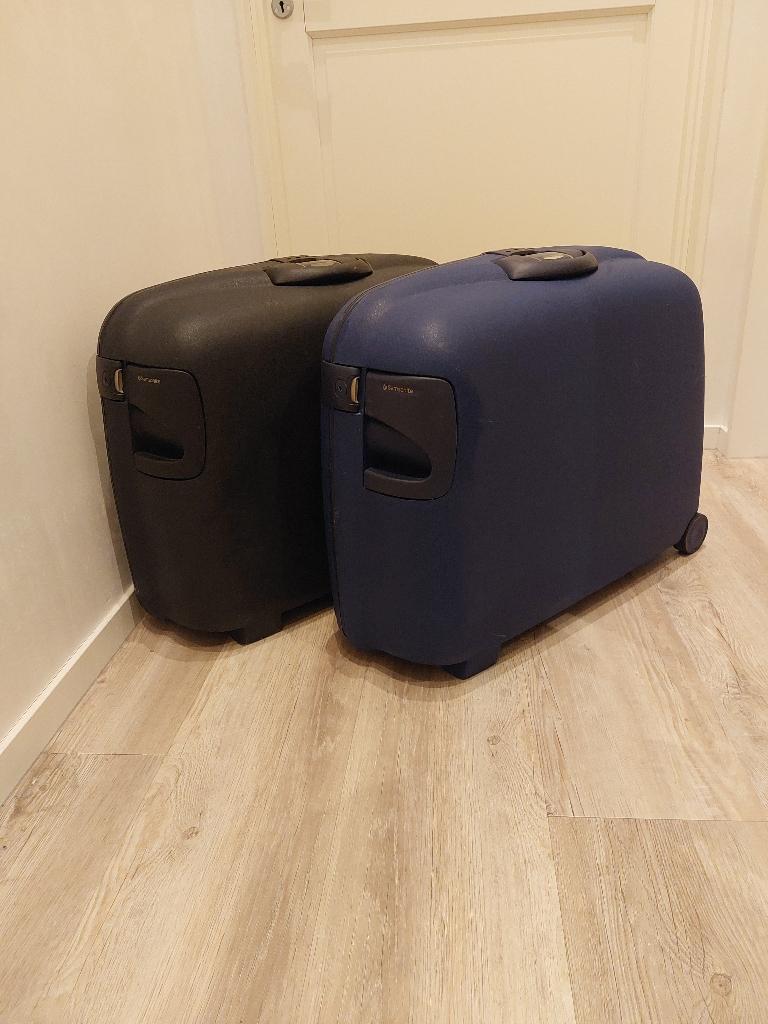 Samsonite koffers - hardcover, Gebruikt, Hard kunststof, 70 cm of meer, Minder dan 35 cm