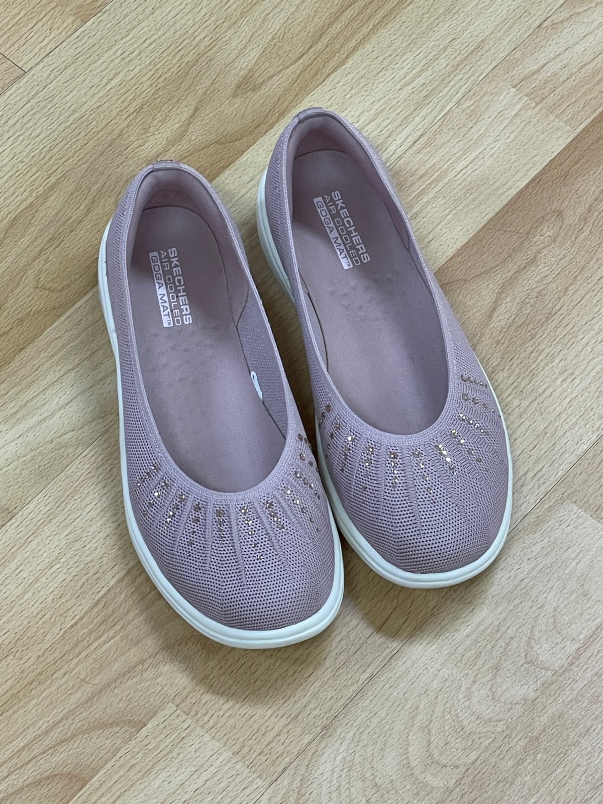 Oudroze Skechers - Flexcomfort ballerina’s maat 38,5, Kleding | Dames, Schoenen, Zo goed als nieuw, Roze, Ballerina's, Ophalen of Verzenden