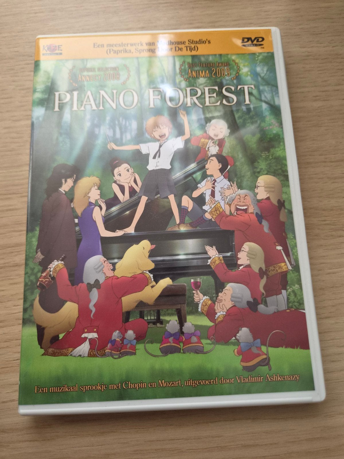Piano Forest DVD - Muzikaal sprookje met Chopin en Mozart, Gebruikt, Alle leeftijden, Nederlands, Film