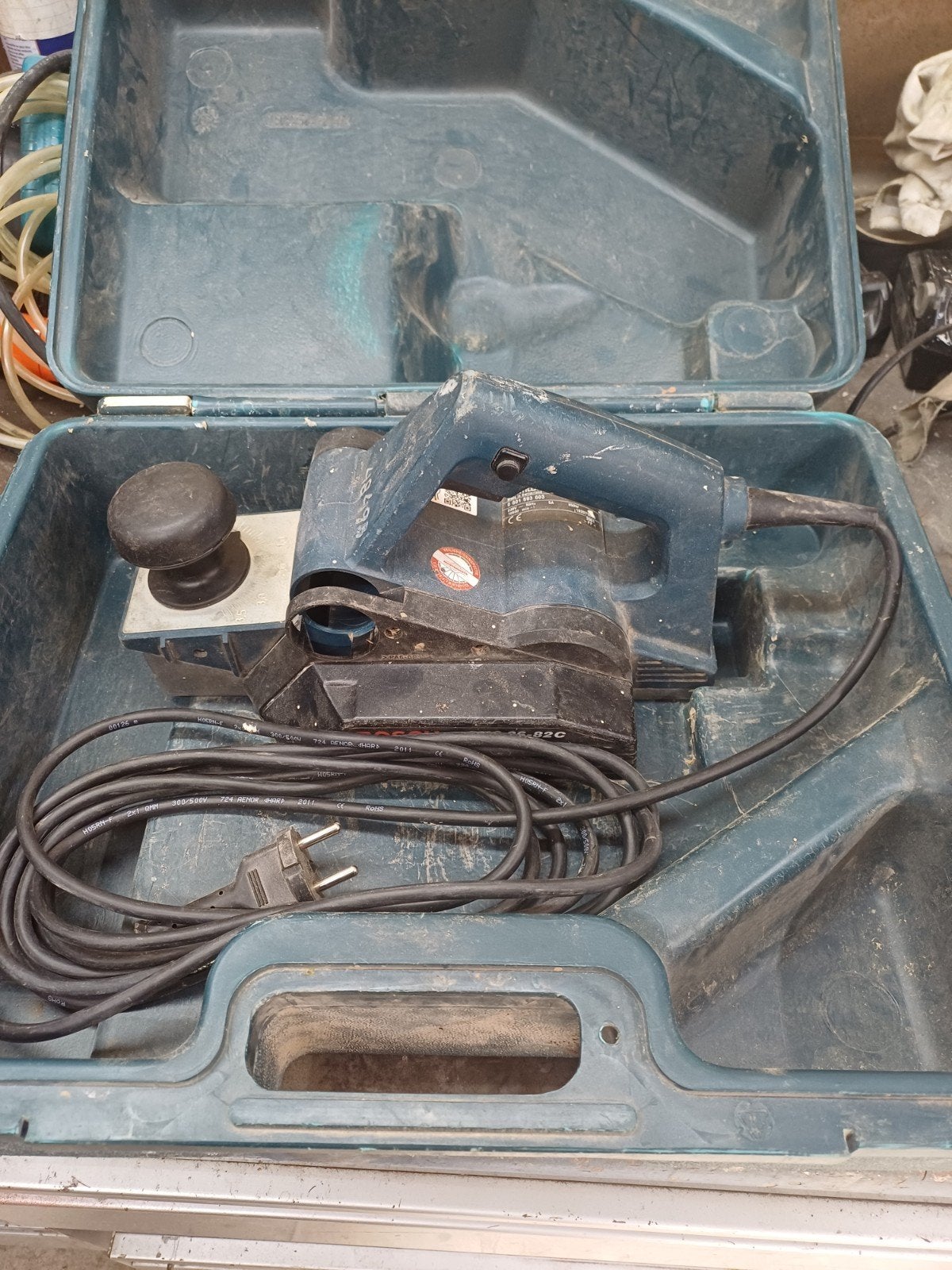 Bosch GHO 36-82C elektrische schaafmachine, Doe-het-zelf en Verbouw, Ophalen of Verzenden, Gebruikt
