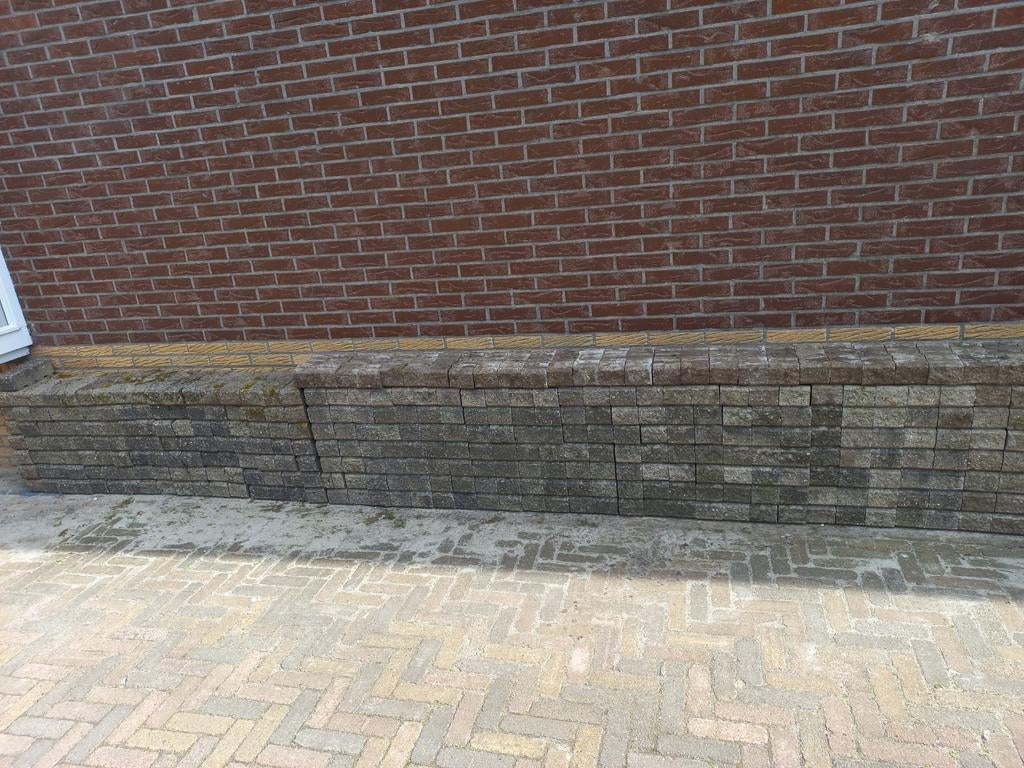 Gebruikte borderstenen voor tuin of terras, Ophalen, Gebruikt, Border, Beton