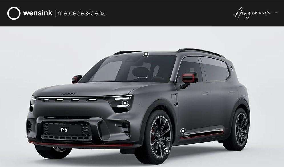 smart #5 Brabus 100 kWh | April 2026 | 646 PK! | Drive Pilot, Auto's, Automaat, 540 km, 2353 kg, SUV of Terreinwagen