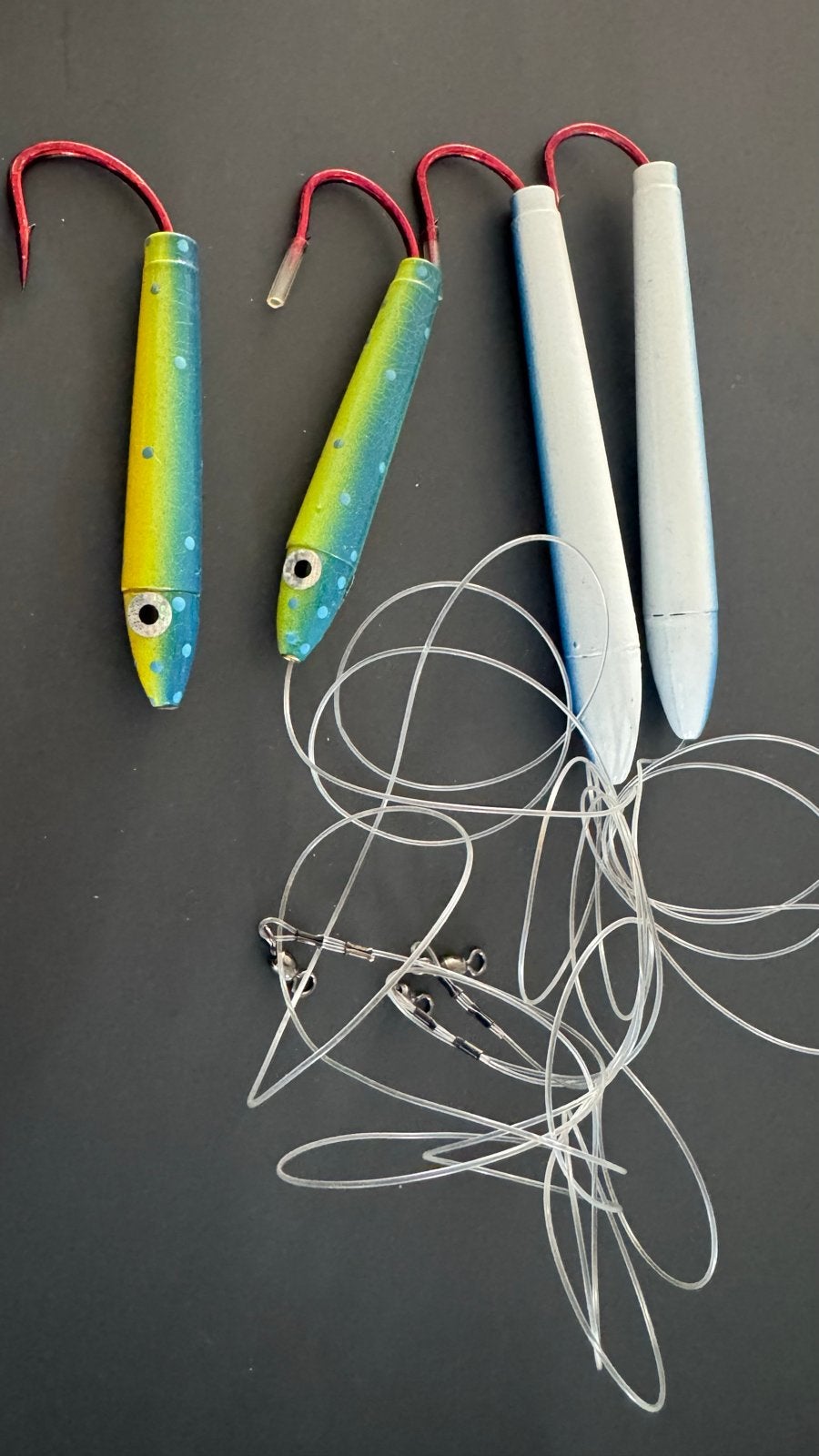Ceder plugs kunstaas voor tonijnvissen, Ophalen of Verzenden, Zo goed als nieuw, Kunstaas